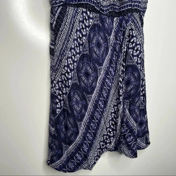 Cupcakes & Cashmere Navy Print Darden Mini Shift Dress Size XS - Picture 6 of 12